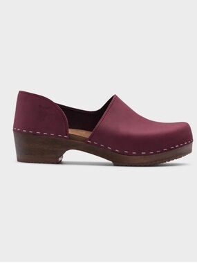 Brett low closed-back clogs